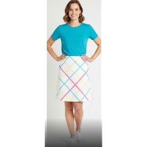 Autograph Yellow/Pink/Blue Stripes Skirt, 4 ✔️